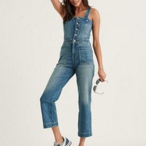 Lucky Brand Femme Utility Denim Jumpsuit